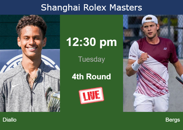 Monday Live Streaming Gabriel Diallo vs Zizou Bergs