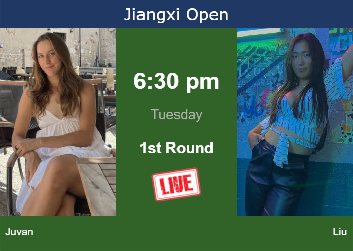Monday Live Streaming Kaja Juvan vs Claire Liu