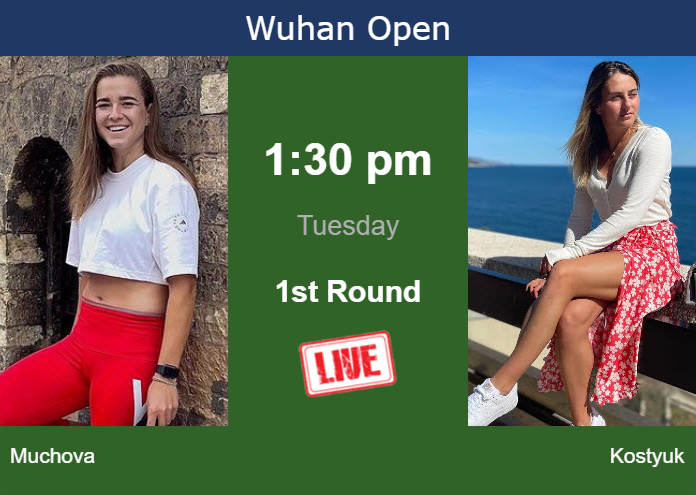 Monday Live Streaming Karolina Muchova vs Marta Kostyuk