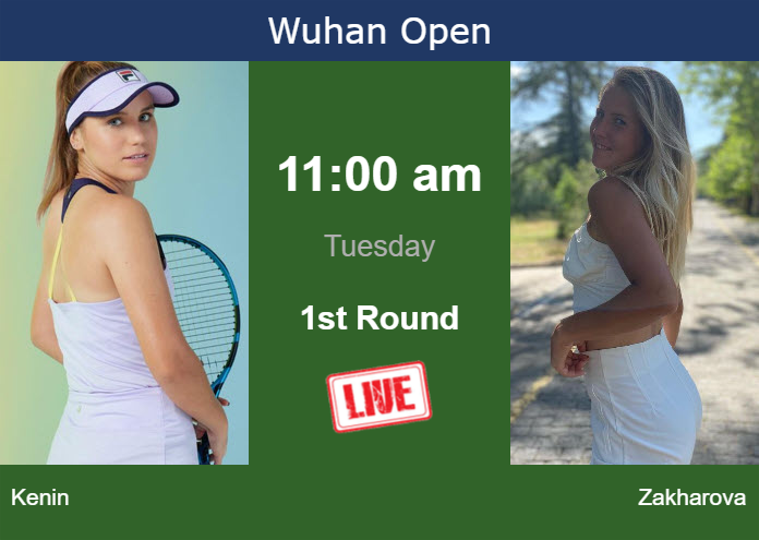 Monday Live Streaming Sofia Kenin Vs Anastasia Zakharova Monday Live Streaming Sofia Kenin vs Anastasia Zakharova