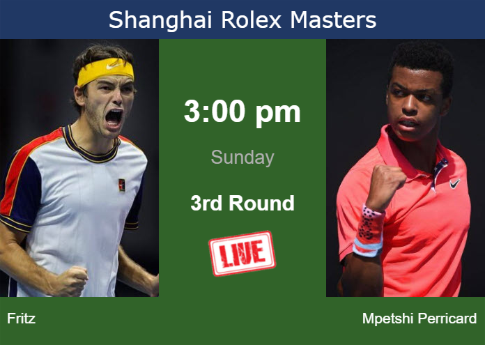 Saturday Live Streaming Taylor Fritz vs Giovanni Mpetshi Perricard