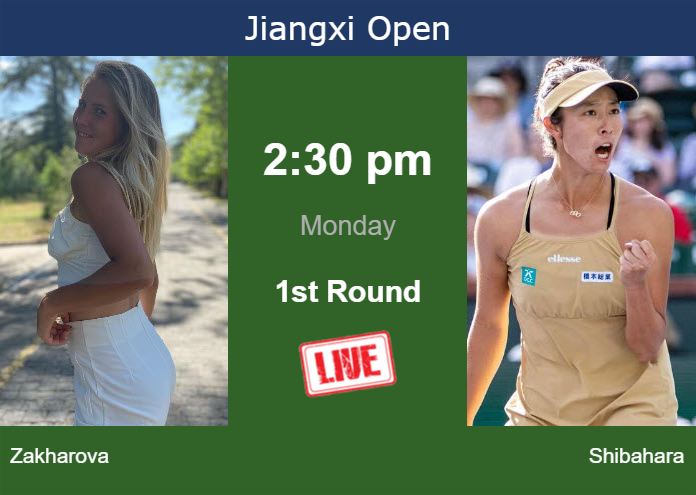 Sunday Live Streaming Anastasia Zakharova vs Ena Shibahara