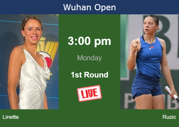 Sunday Live Streaming Magda Linette vs Antonia Ruzic