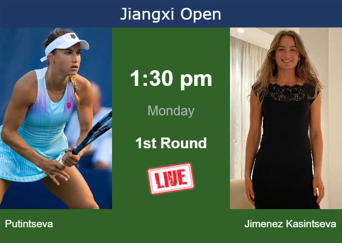 Sunday Live Streaming Yulia Putintseva vs Victoria Jimenez Kasintseva