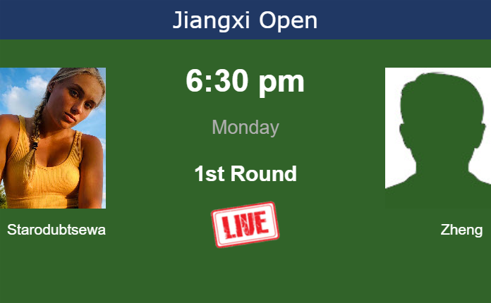 Sunday Live Streaming Yuliia Starodubtseva vs Wushuang Zheng