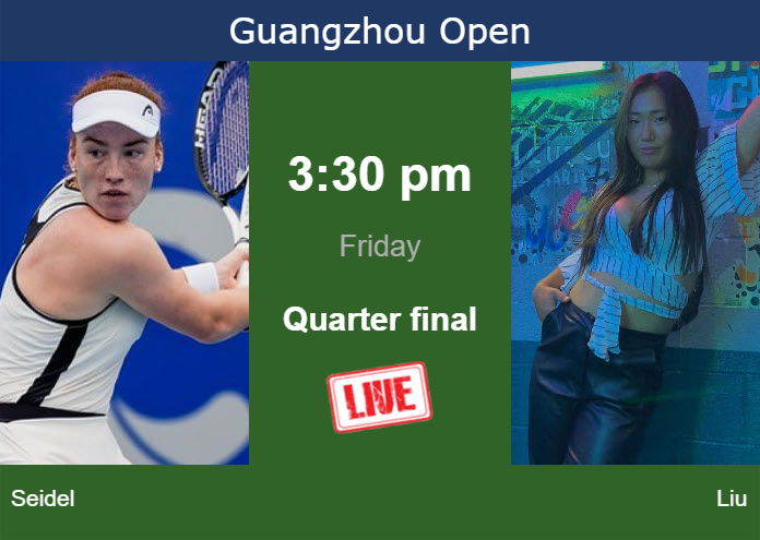 Thursday Live Streaming Ella Seidel vs Claire Liu