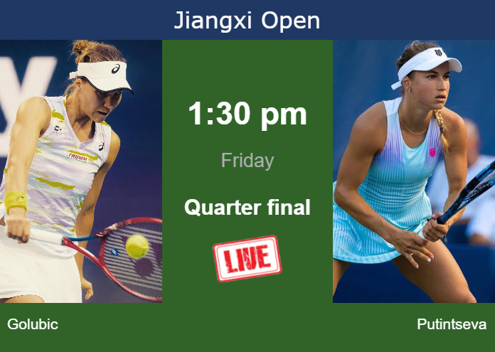 Thursday Live Streaming Viktorija Golubic vs Yulia Putintseva