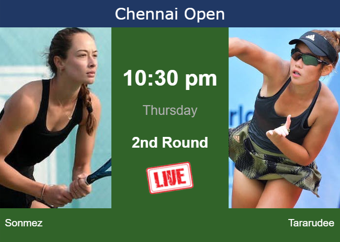 Thursday Live Streaming Zeynep Sonmez vs Lanlana Tararudee