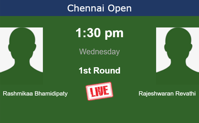 Tuesday Live Streaming Shrivalli Rashmikaa Bhamidipaty vs Maaya Rajeshwaran Revathi