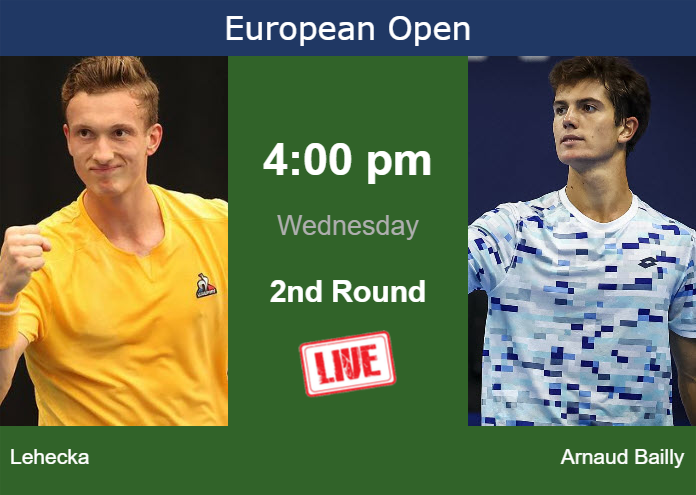 Wednesday Live Streaming Jiri Lehecka vs Gilles Arnaud Bailly