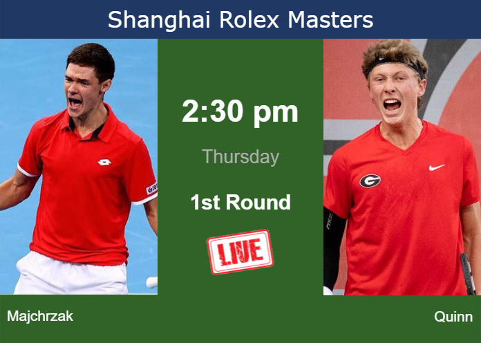 Wednesday Live Streaming Kamil Majchrzak vs Ethan Quinn