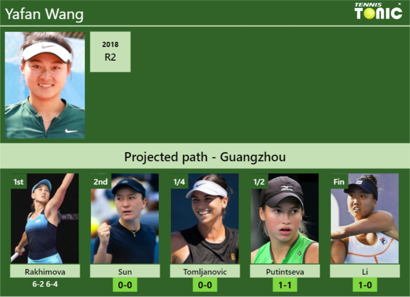 Yafan Wang Stats info