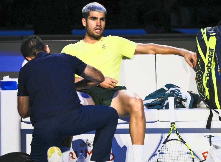 Carlos Alcaraz withdraws from Davis Cup Finals due to hamstring injury Alcaraz