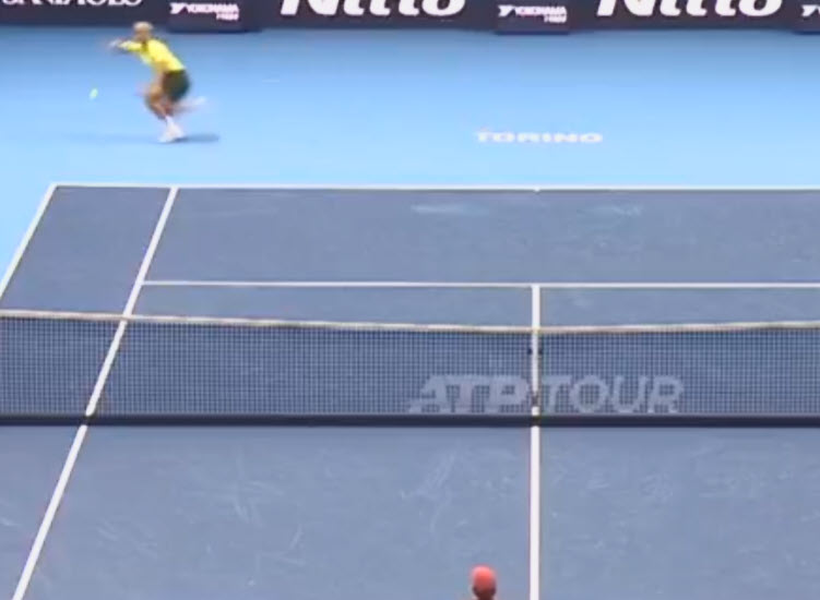 Alcaraz Incredible Passing Shot