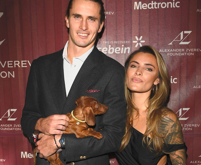 Alexander Zverev shared pictures with his girlfriend Sophia Thomalla at the 4th annual Alexander Zverev Foundation gala Alexander Zverev Shared Pictures With His Girlfriend Sophia Thomalla At The 4th Annual Alexander Zverev Foundation Gala
