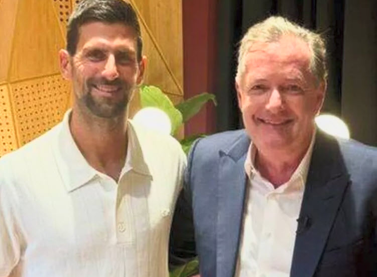 Djokovic Piers Morgan
