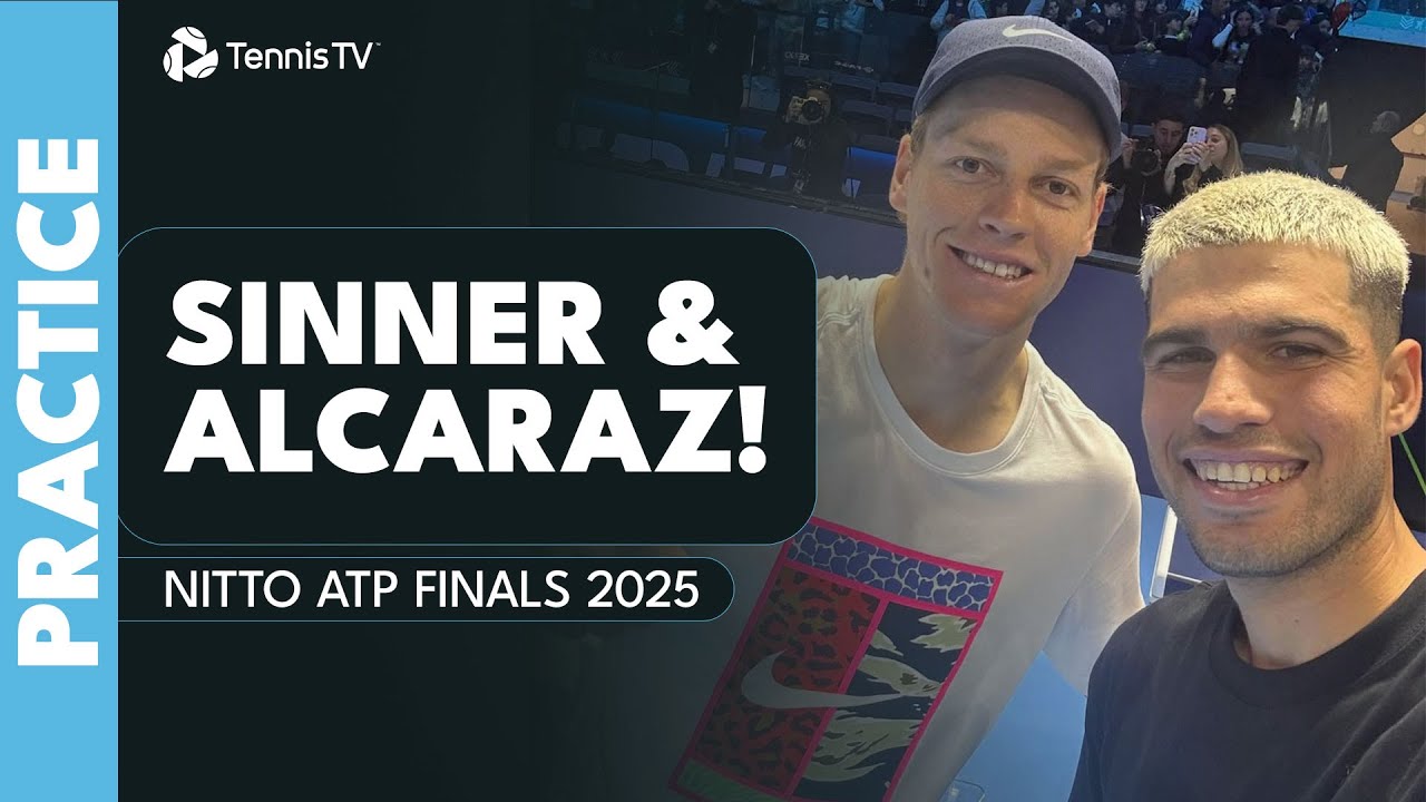 Jannik Sinner defeats Carlos Alcaraz in practice set ahead of ATP Finals in Turin Jannik-Sinner-defeats-Carlos-Alcaraz-in-practice-set-ahead-of-ATP-Finals-in-Turin
