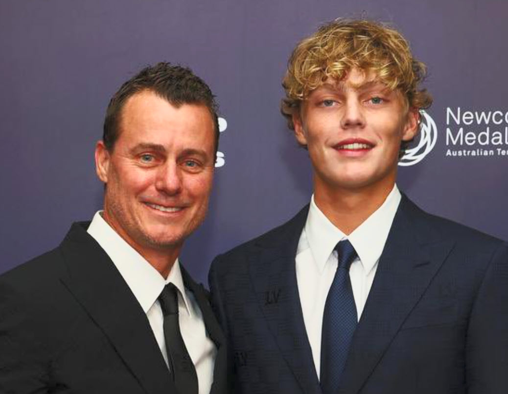 Lleyton Hewitt Returns From Retirement To Play Doubles With Son Cruz At Sydney Challenger