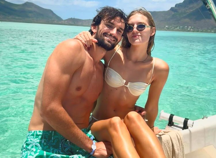 Valentin Vacherot Enjoys Holidays In Mauritius With His Tunning Girlfriend