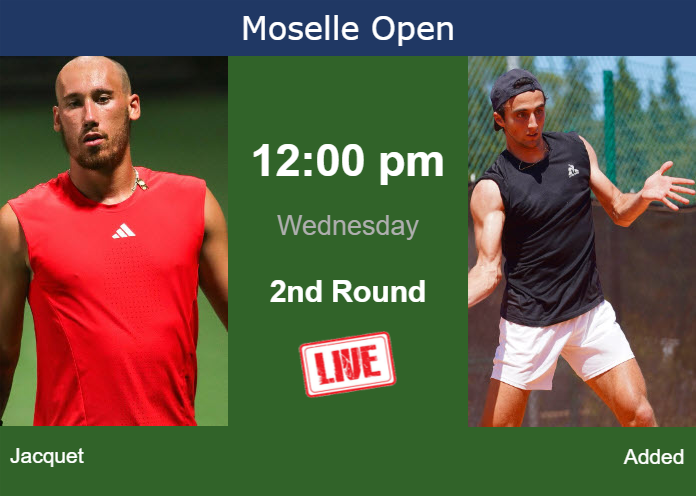 Wednesday Live Streaming Kyrian Jacquet vs Dan Added