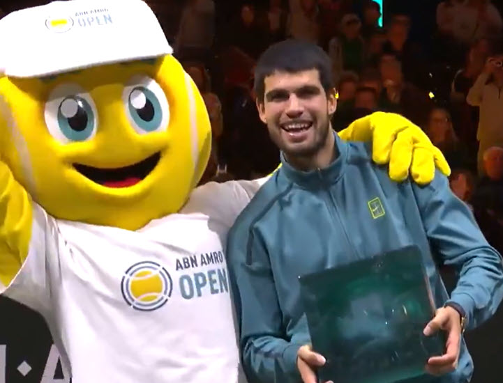 Top players confirmed for ATP 500 Rotterdam, with Alcaraz to top the list Alcaraz