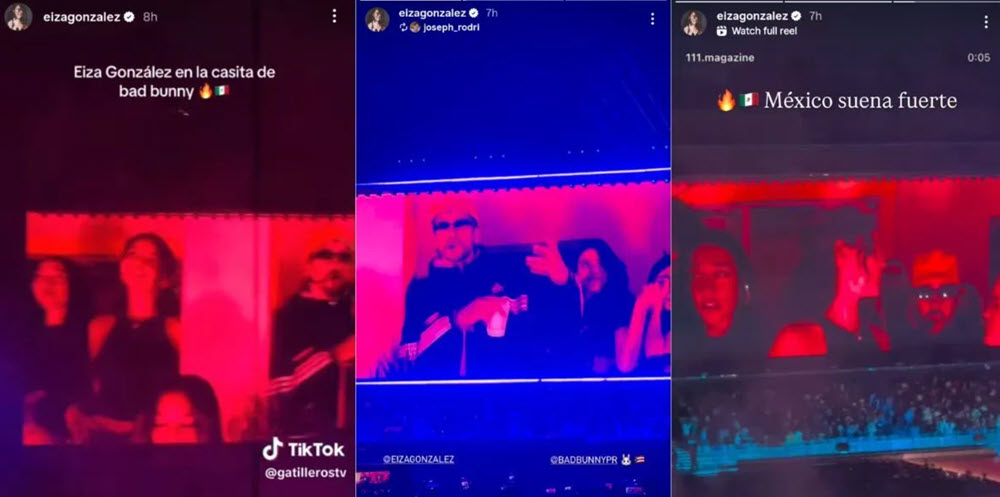 Eiza Gonzalez Enjoys Bad Bunny’s Concert In Mexico City While Grigor Dimitrov Takes A Break