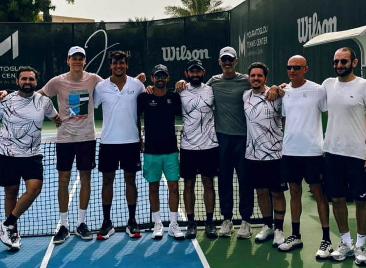 Luciano Darderi Shares His Off Season Training With Jannik Sinner In Dubai