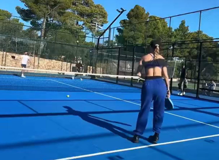 Novak Djokovic Spotted Playing Padel During The Off Season With A Fan Novak Djokovic Spotted Playing Padel During The Off Season With A Fan