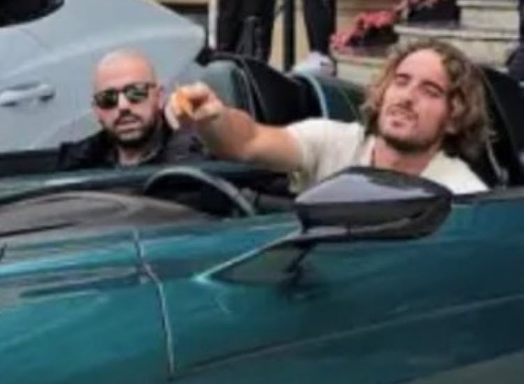 Apostolos Tsitsipas admits speeding offence but police insist Stefanos must surrender licence for 1 year Tsitsipas Car