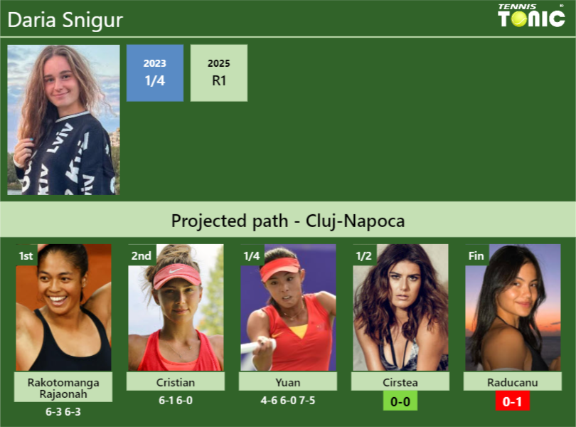 Daria Snigur Stats info