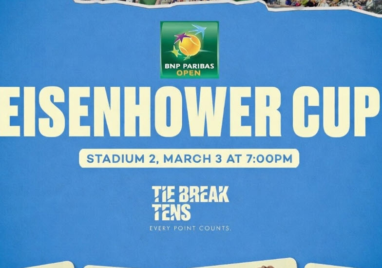 Eisenhower Cup opens Indian Wells with mixed doubles showcase with Shelton, Fritz, Paul, and Anisimova in action Eisenhower Cup