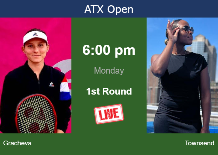 Monday Live Streaming Varvara Gracheva vs Taylor Townsend
