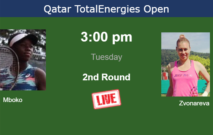 Monday Live Streaming Victoria Mboko vs Vera Zvonareva