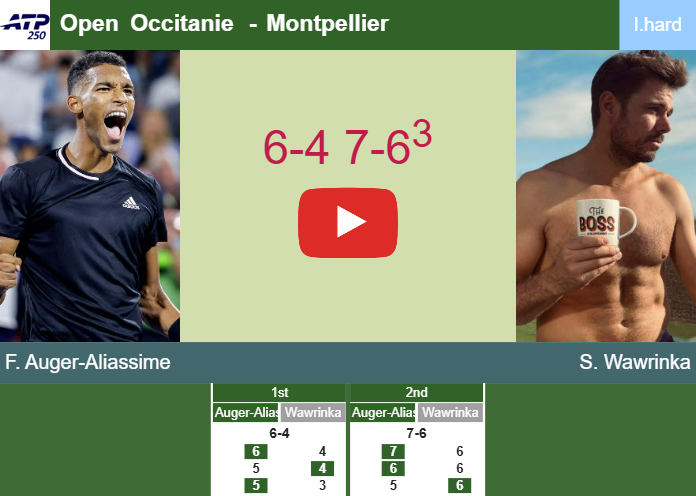 Felix Auger-Aliassime conquers Wawrinka in the 2nd round to play vs Fils at the Open Occitanie. HIGHLIGHTS – MONTPELLIER RESULTS Prediction-and-head-to-head-Felix-Auger-Aliassime-vs-Stan-Wawrinka