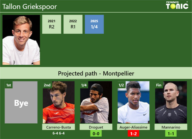 Tallon Griekspoor Stats info