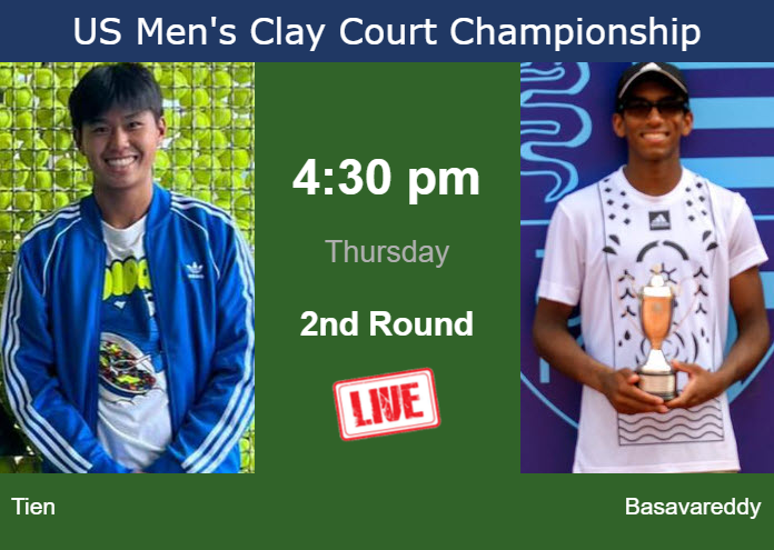 How to watch Tien vs. Basavareddy on live streaming in Houston on Thursday Thursday Live Streaming Learner Tien vs Nishesh Basavareddy