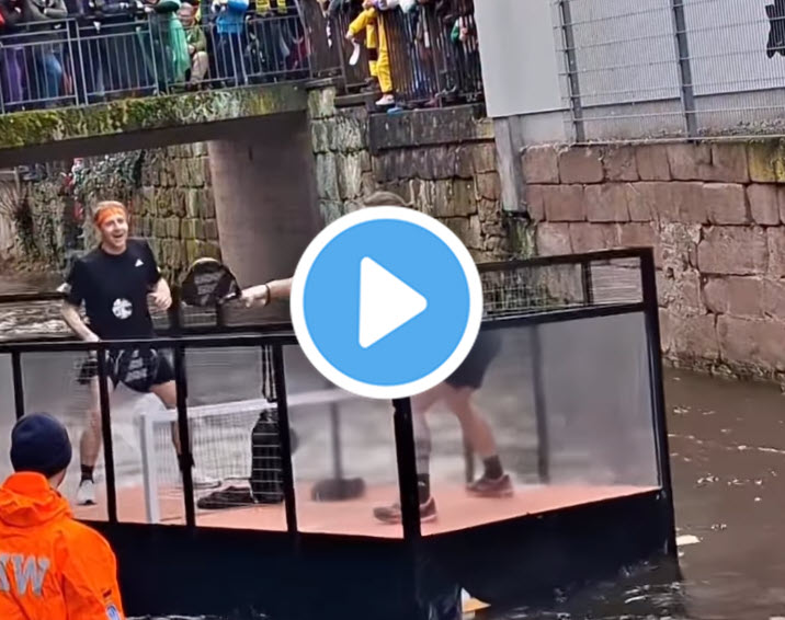 WEIRD VIDEO. Floating padel match on German river - Tennis Tonic - News ...