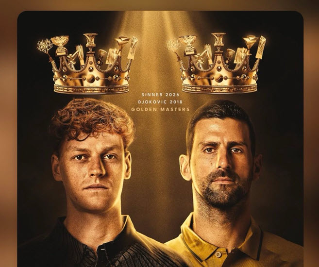 Novak Djokovic congratulates Jannik Sinner on Rome triumph andCareer Golden Masters Novak Djokovic Congratulates Jannik Sinner On Rome