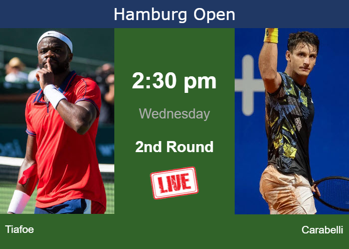 Tuesday Live Streaming Frances Tiafoe vs Camilo Ugo Carabelli
