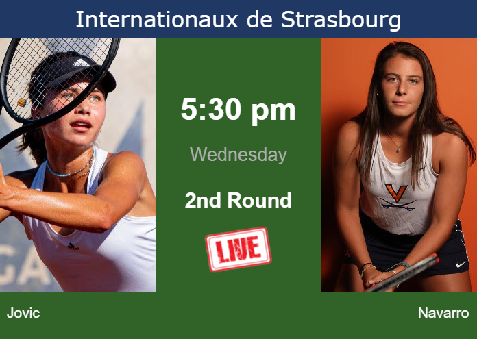 Tuesday Live Streaming Iva Jovic vs Emma Navarro