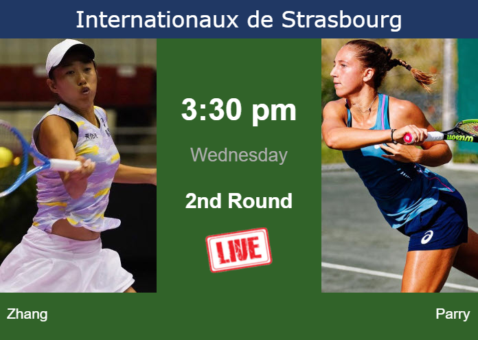 Tuesday Live Streaming Shuai Zhang vs Diane Parry