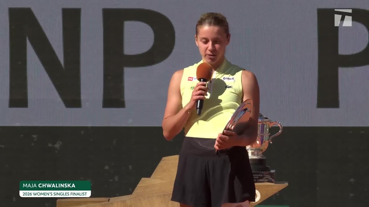 Maja Chwalinska reflects after final defeat Maja-Chwalinska-reflects-after-final-defeat