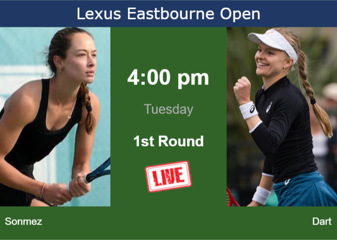 Monday Live Streaming Zeynep Sonmez vs Harriet Dart