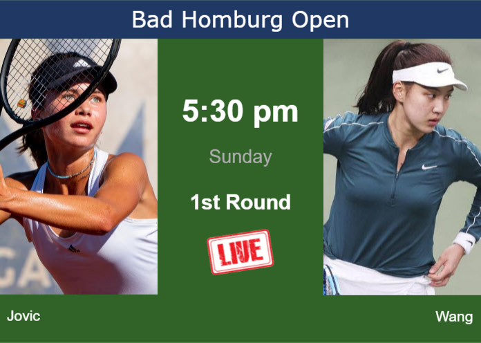 How to watch Jovic vs. Wang on live streaming in Bad Homburg on Sunday Saturday Live Streaming Iva Jovic vs Xinyu Wang