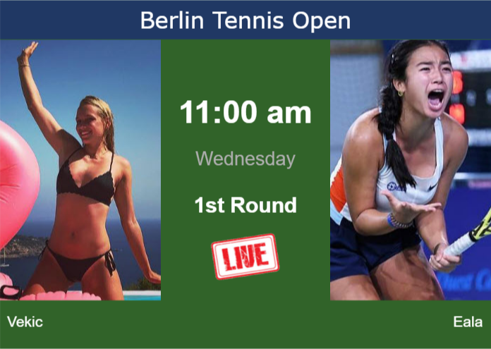 Tuesday Live Streaming Donna Vekic vs Alexandra Eala