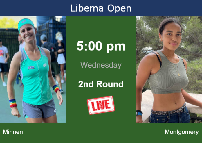 Wednesday Live Streaming Greetje Minnen vs Robin Montgomery