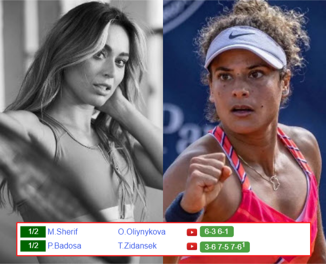 Paula Badosa Mayar Sherif who win info