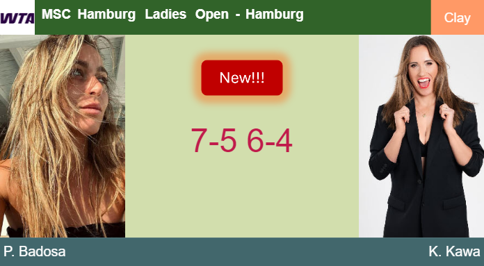 LIVE UPDATES. Paula Badosa hustles Kawa in the 1st round – HAMBURG RESULTS Prediction-and-head-to-head-Paula-Badosa-Gibert-vs-Katarzyna-Kawa