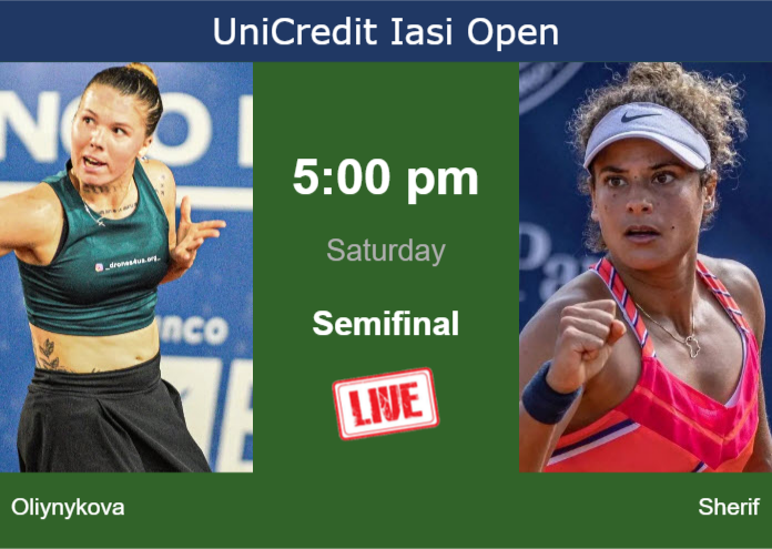 Saturday Live Streaming Oleksandra Oliynykova vs Mayar Sherif