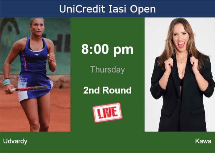 How to watch Udvardy vs. Kawa on live streaming in Iasi on Thursday Wednesday Live Streaming Panna Udvardy vs Katarzyna Kawa